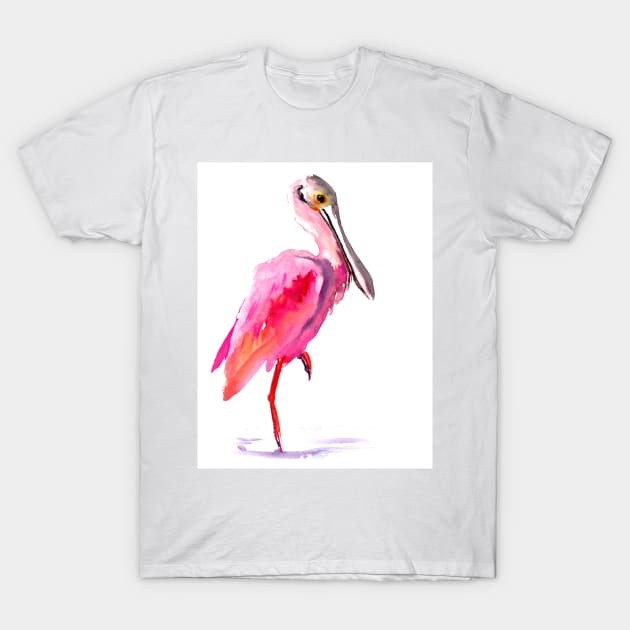 Roseate spoonbill T-Shirt by surenart